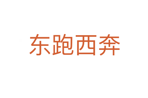 东跑西奔
